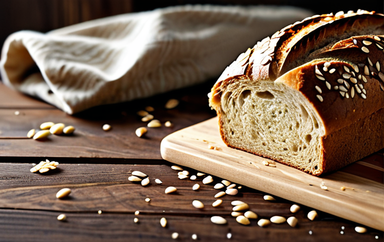 제과제빵 취업 시 필요한 포트폴리오 - **

"A bright, inviting close-up photo of a beautifully styled, healthy loaf of artisan bread. Focus...